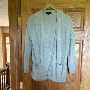 Banana Republic Light Gray Cardigan